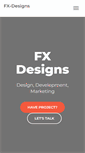 Mobile Screenshot of fx-designs.com