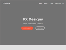 Tablet Screenshot of fx-designs.com